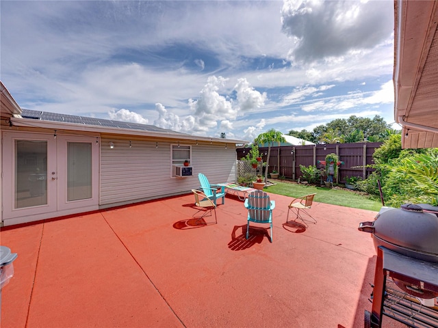 view of patio / terrace with cooling unit