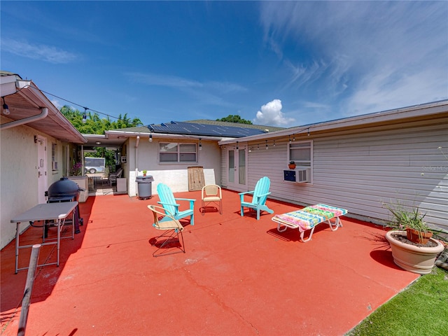 view of patio with cooling unit