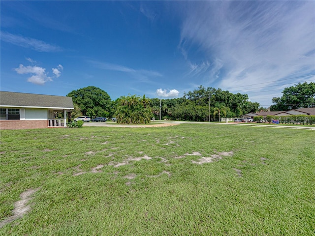 view of yard