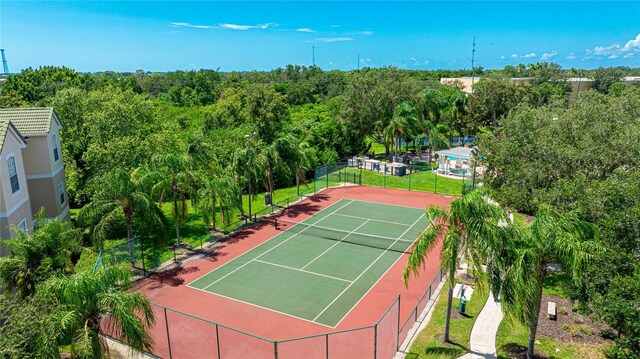 view of sport court