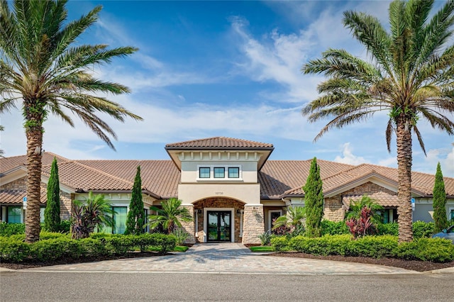 view of front of house featuring french doors