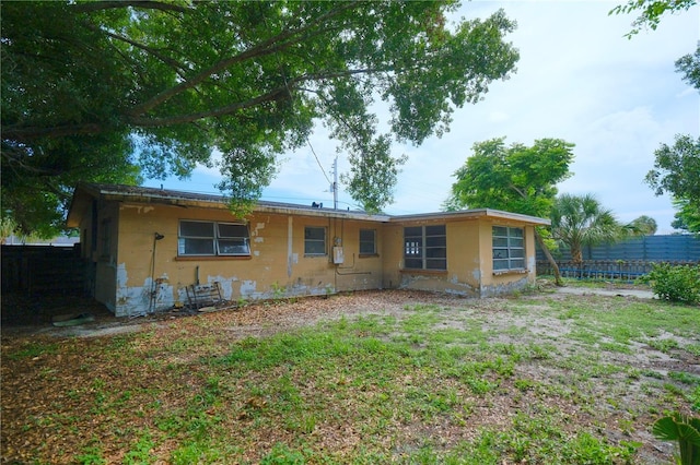 view of rear view of house