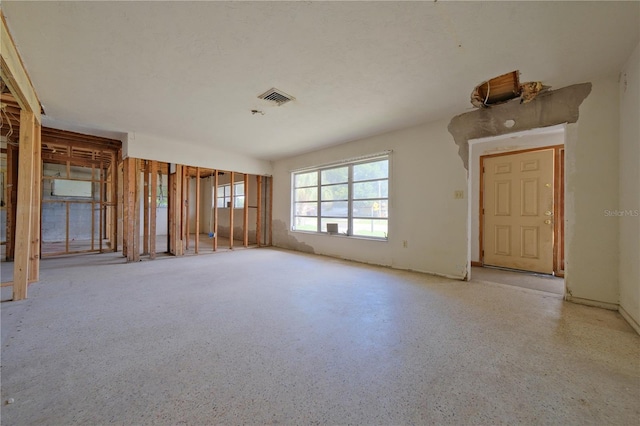 view of unfurnished living room