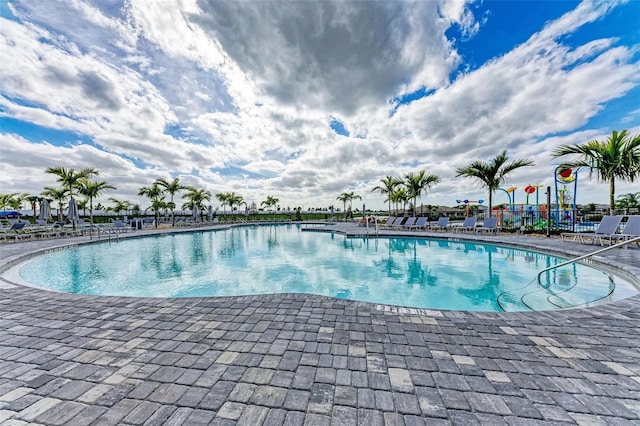 view of pool