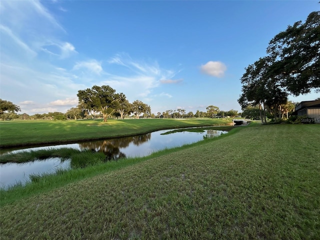 view of water feature