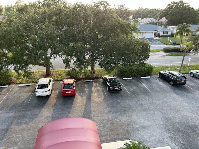 view of car parking