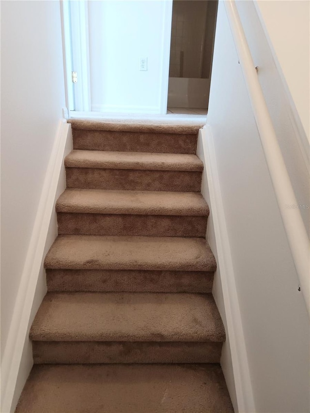 view of staircase