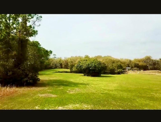 view of property's community featuring a yard