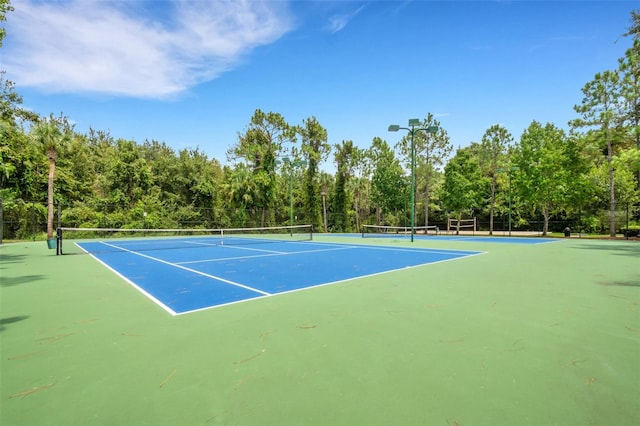 view of sport court