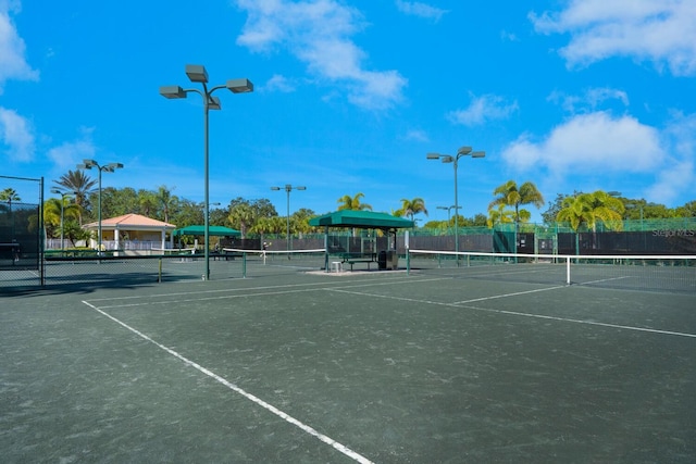 view of sport court