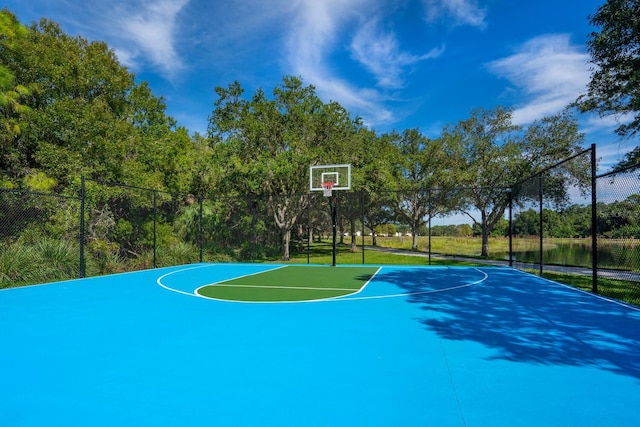 view of sport court