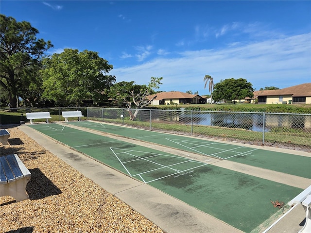 4210 66th Street Cir W, Bradenton, FL 34209 - view of property's community featuring shuffleboard and a residential view