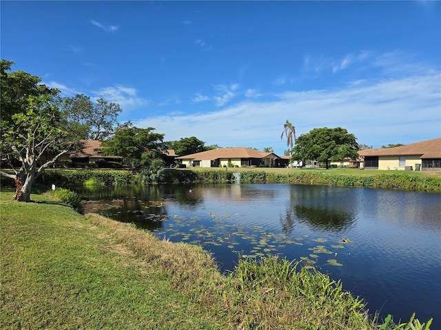 property view of water