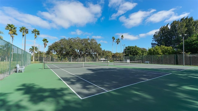 view of sport court