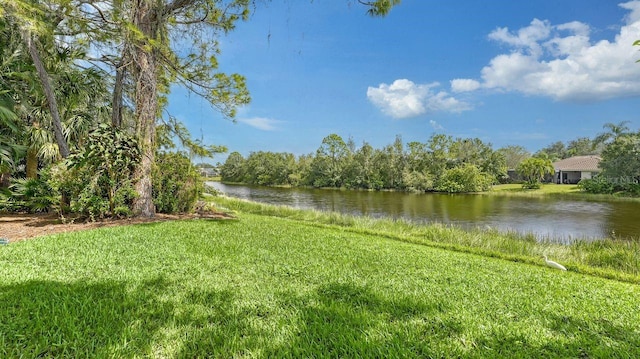 7217 Churston Ln, University Park, FL 34201 - view of grassy yard featuring a water view
