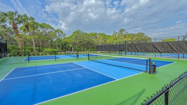 7217 Churston Ln, University Park, FL 34201 - view of tennis court with community basketball court