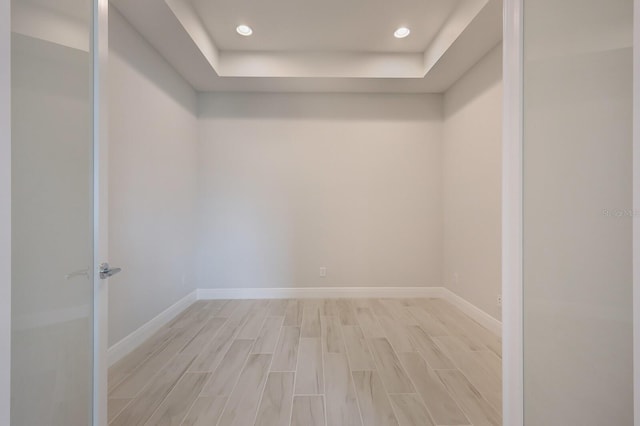 walk in closet featuring light wood-type flooring