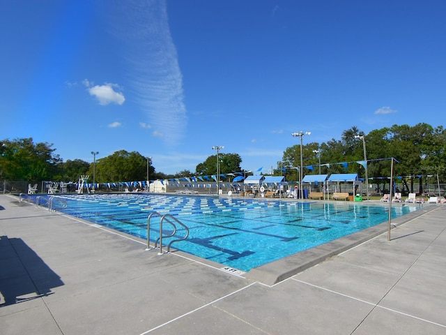 view of pool