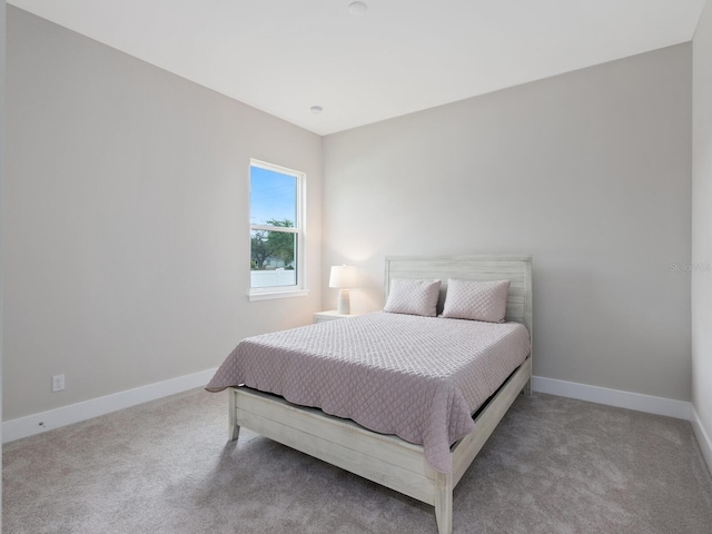 bedroom featuring carpet floors