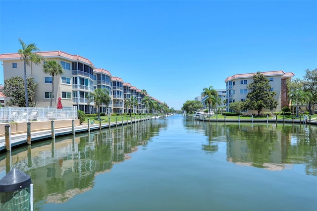 property view of water