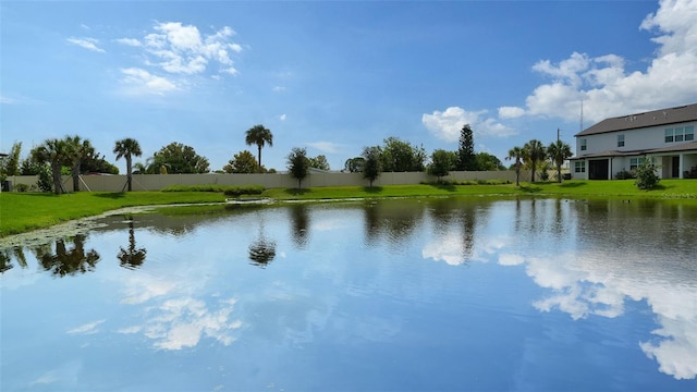 view of water feature