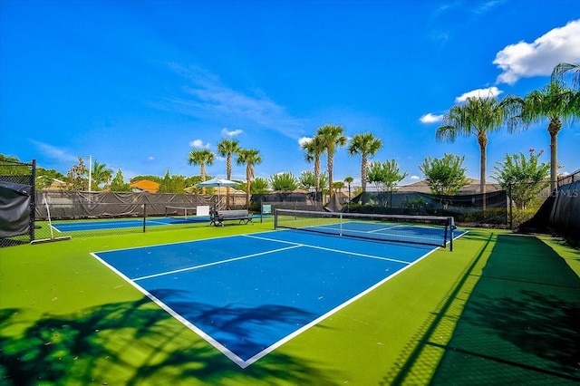 view of sport court