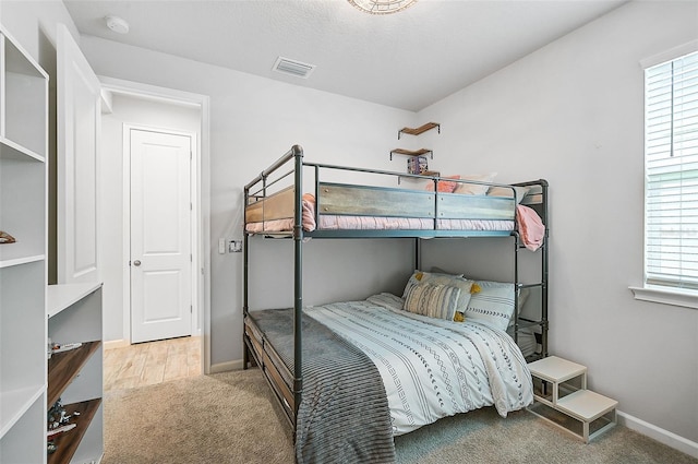 bedroom featuring carpet floors