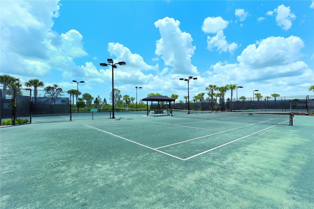 view of sport court