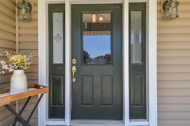 view of entrance to property