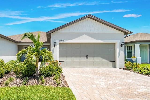 ranch-style house with a garage