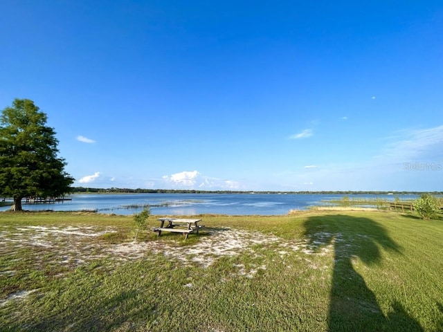 view of water feature