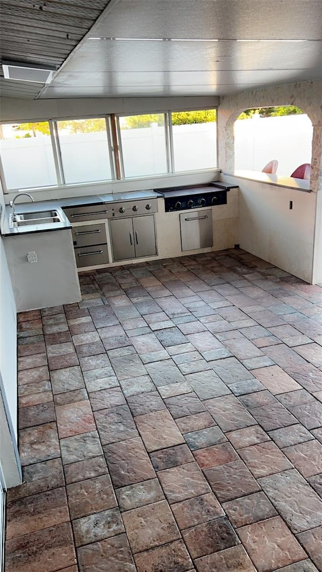 kitchen with sink and stovetop