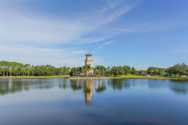 property view of water