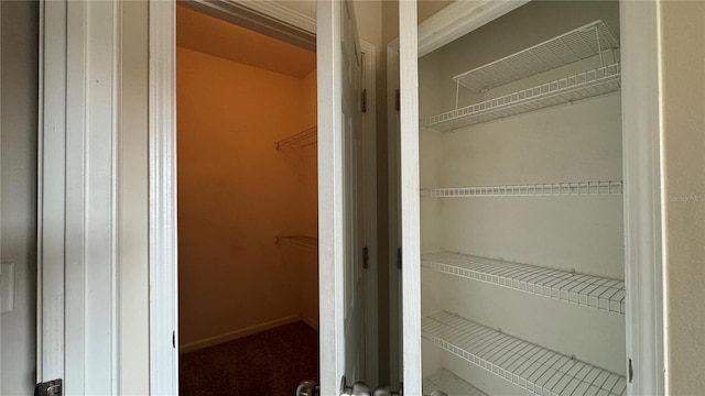 view of closet