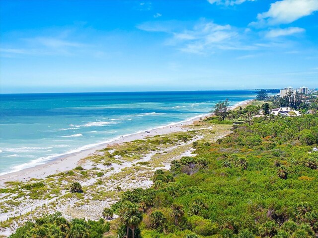 water view with a beach view