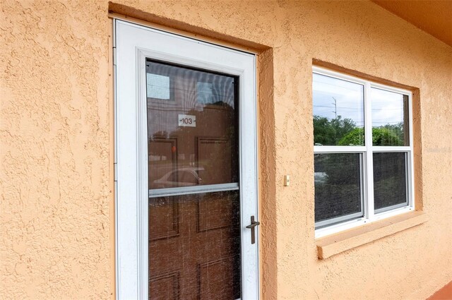 view of entrance to property