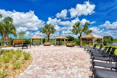 exterior space with a gazebo