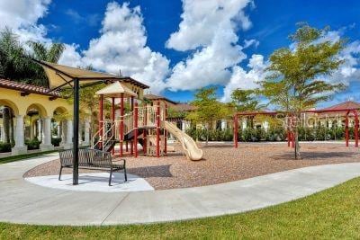 view of jungle gym