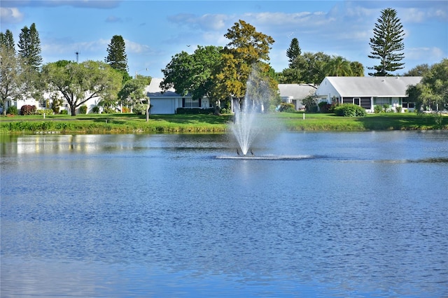 view of water feature