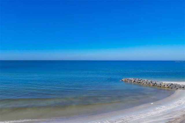 water view featuring a view of the beach