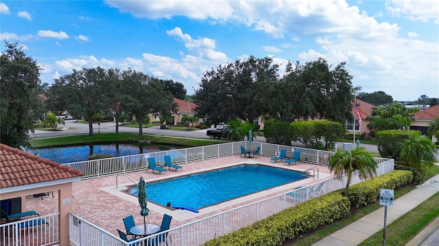 view of pool