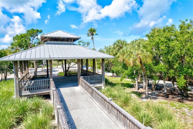 surrounding community featuring a gazebo