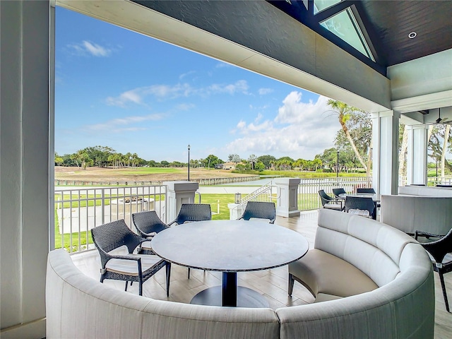 view of patio / terrace featuring outdoor lounge area