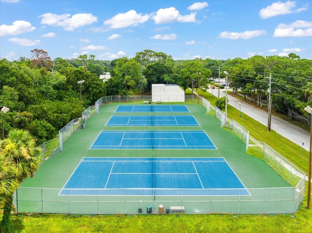 view of sport court