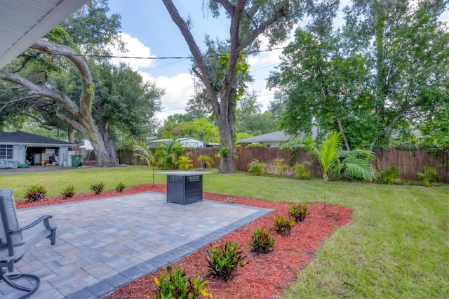 exterior space with a patio area