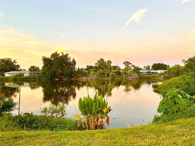 property view of water