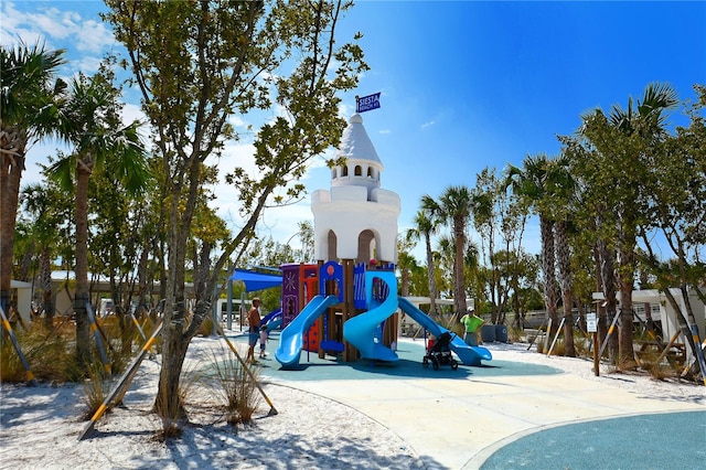 view of jungle gym