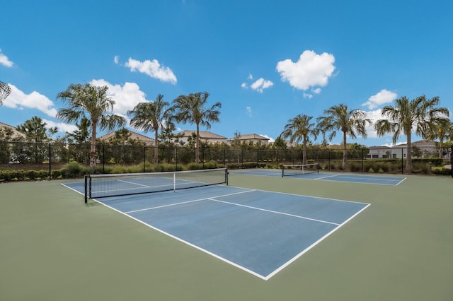 view of sport court