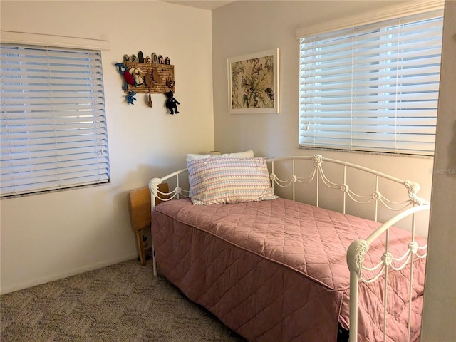 bedroom featuring carpet flooring