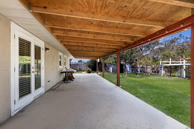 view of patio